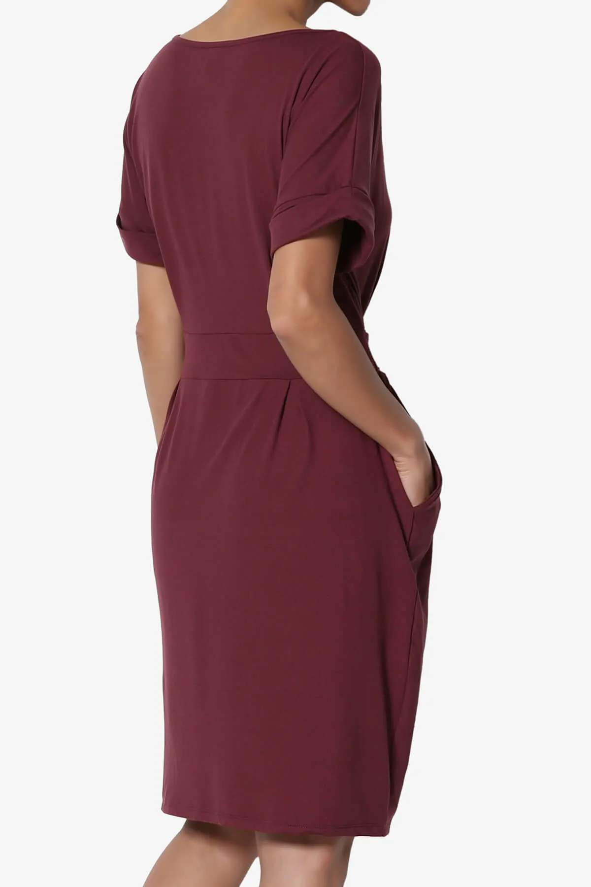 Pennie Tie Waist DTY Jersey Dress