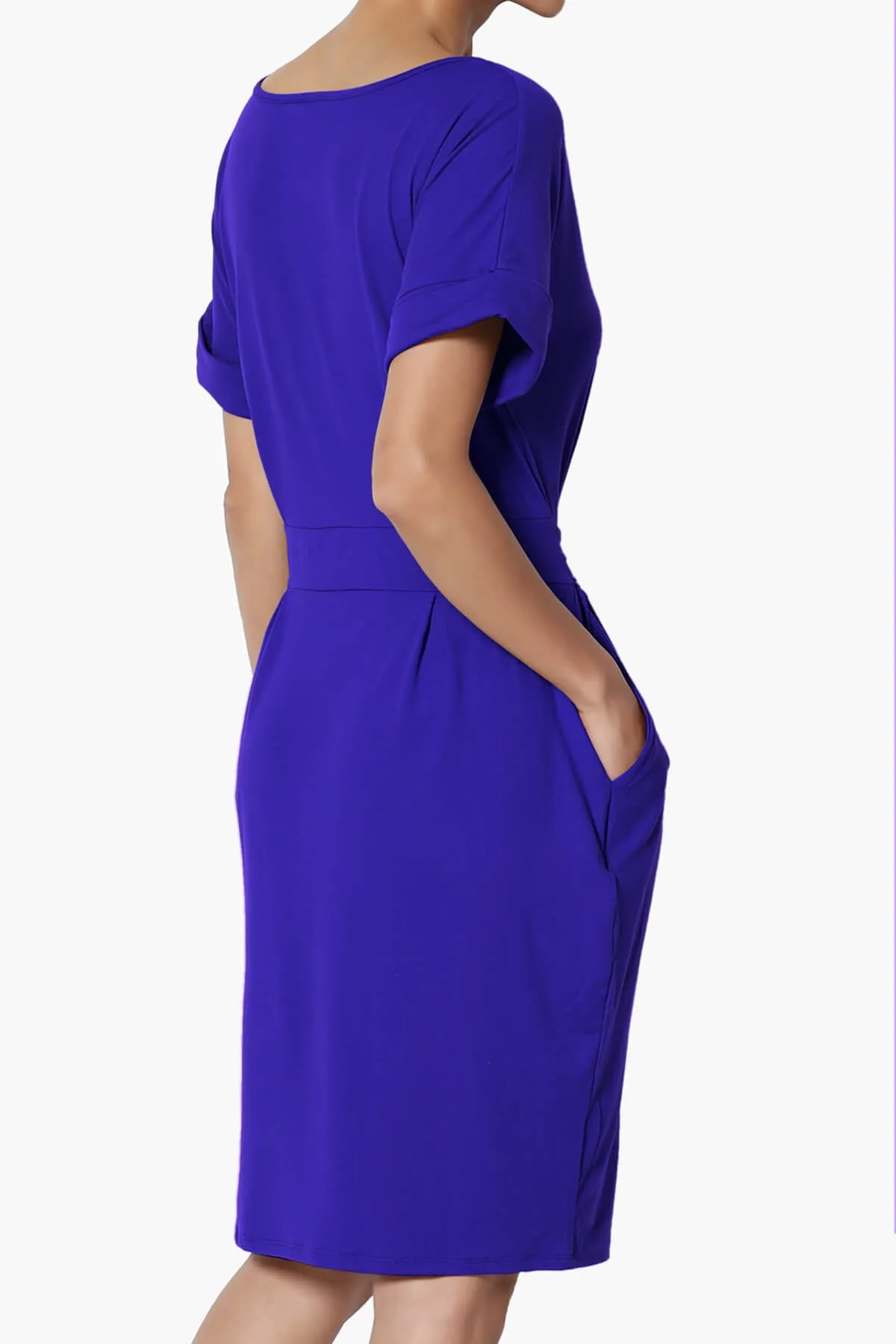 Pennie Tie Waist DTY Jersey Dress