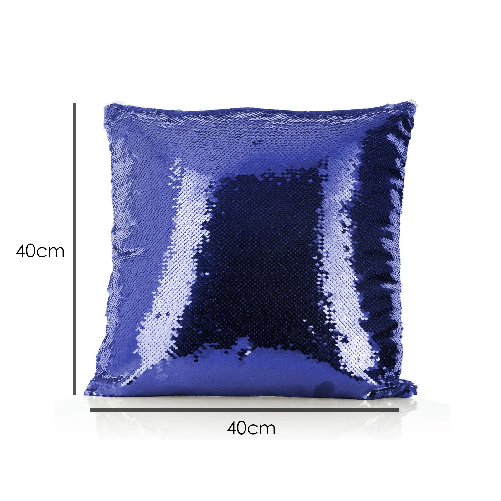 Personalised Sequin Cushion with Welcoming Text and Relaxing Mum and Baby Pandas