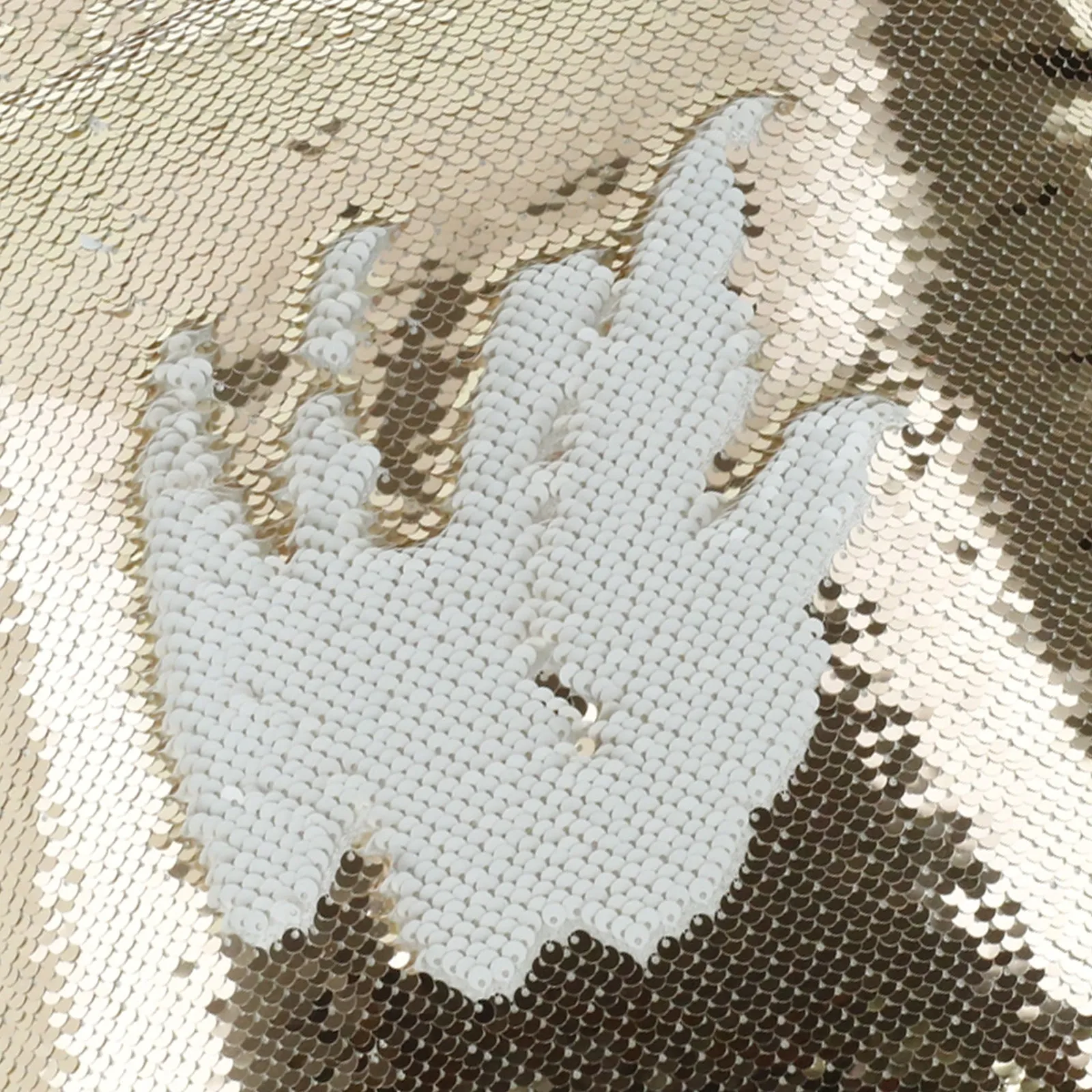 Personalised Sequin Cushion with Welcoming Text and Relaxing Mum and Baby Pandas