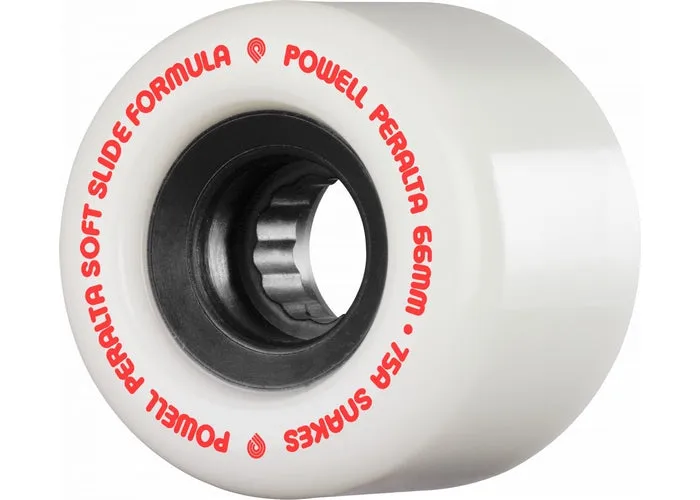 Powell Peralta Snakes 66MM 75a White Longboard Wheels