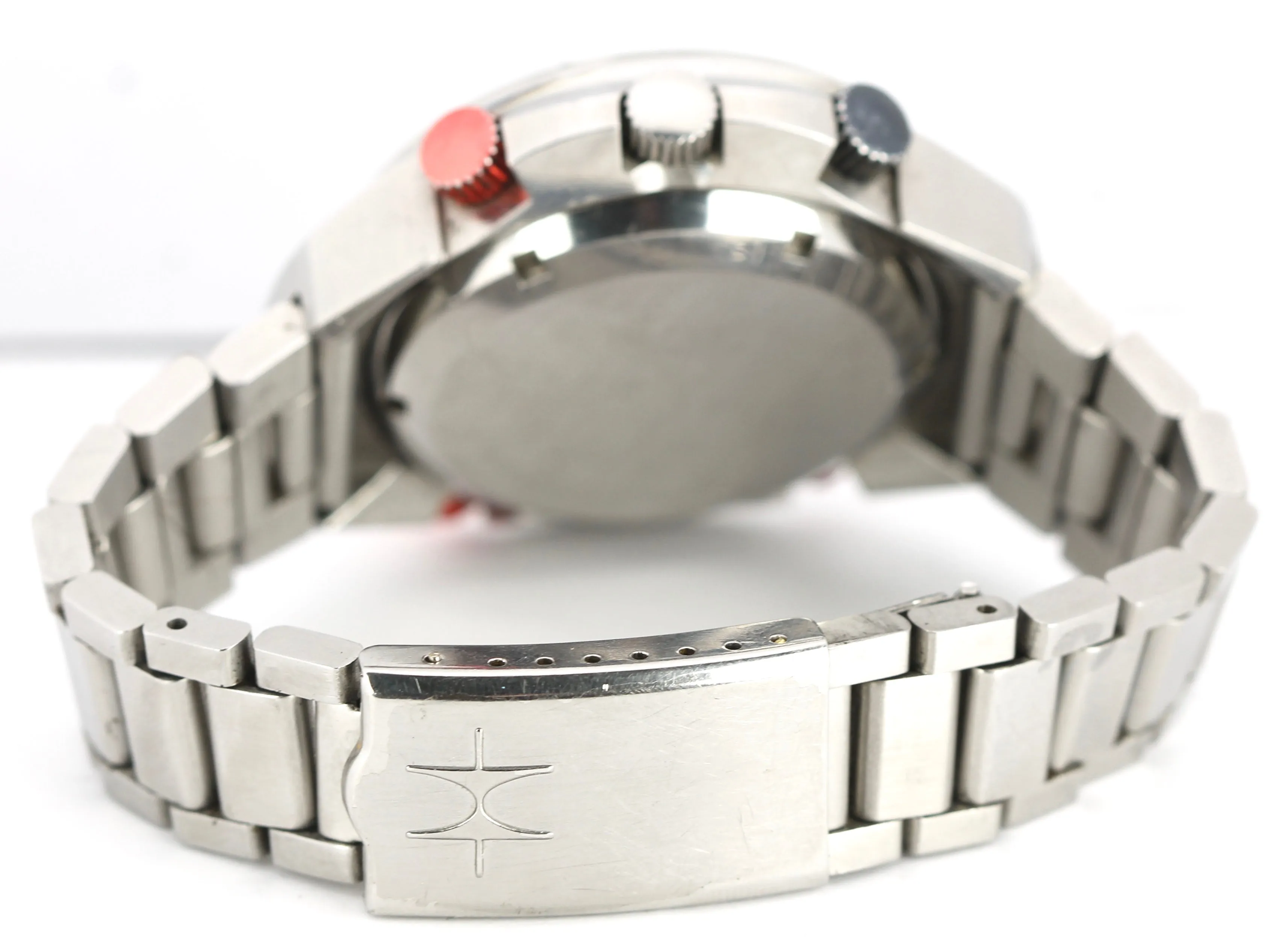 RARE Vintage Hamilton Count-Down GMT Chrono-Matic 141001-3 48mm Black Watch