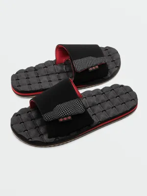 Recliner Slide Sandalen - RIBBON RED