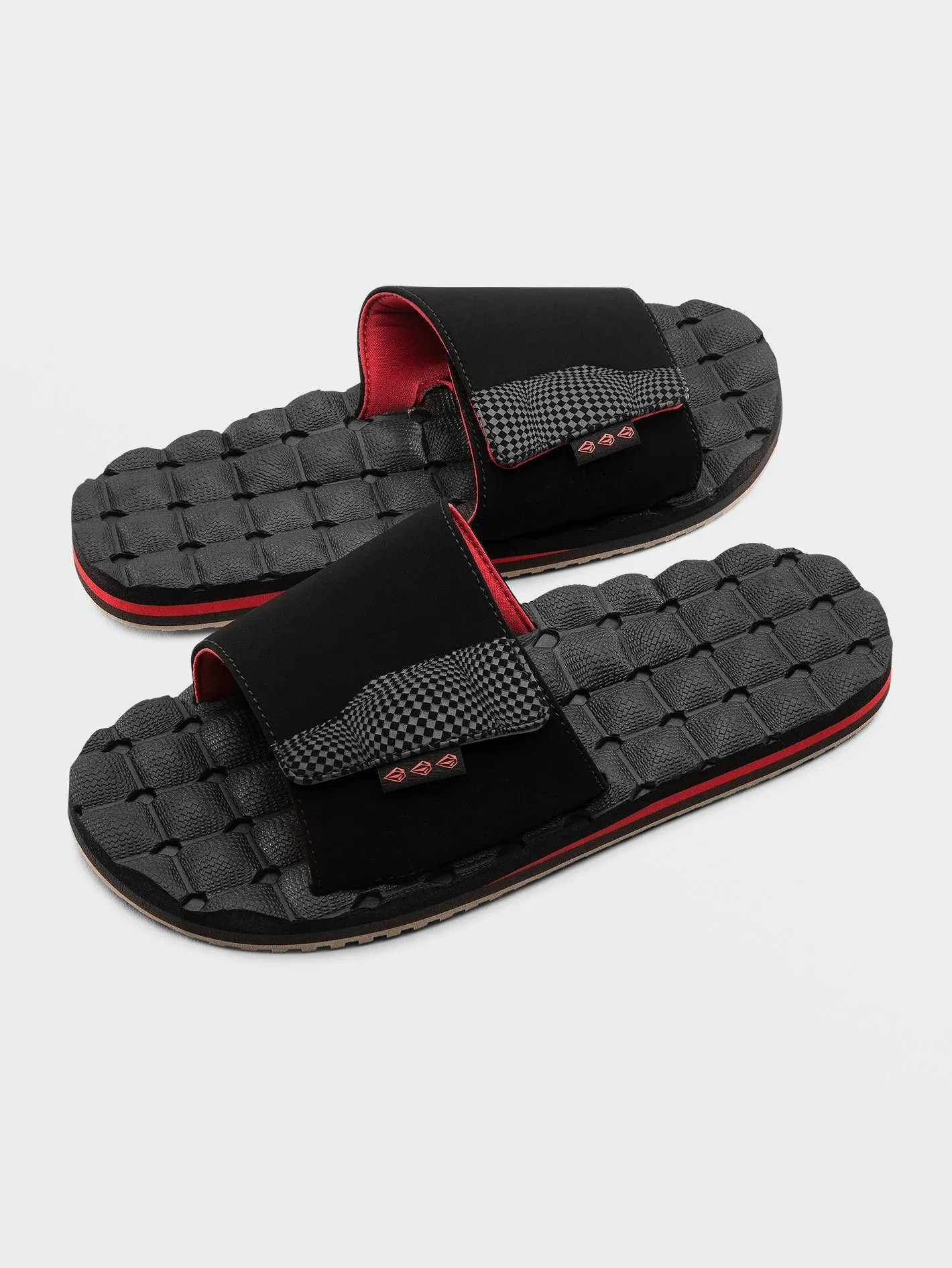 Recliner Slide Sandalen - RIBBON RED