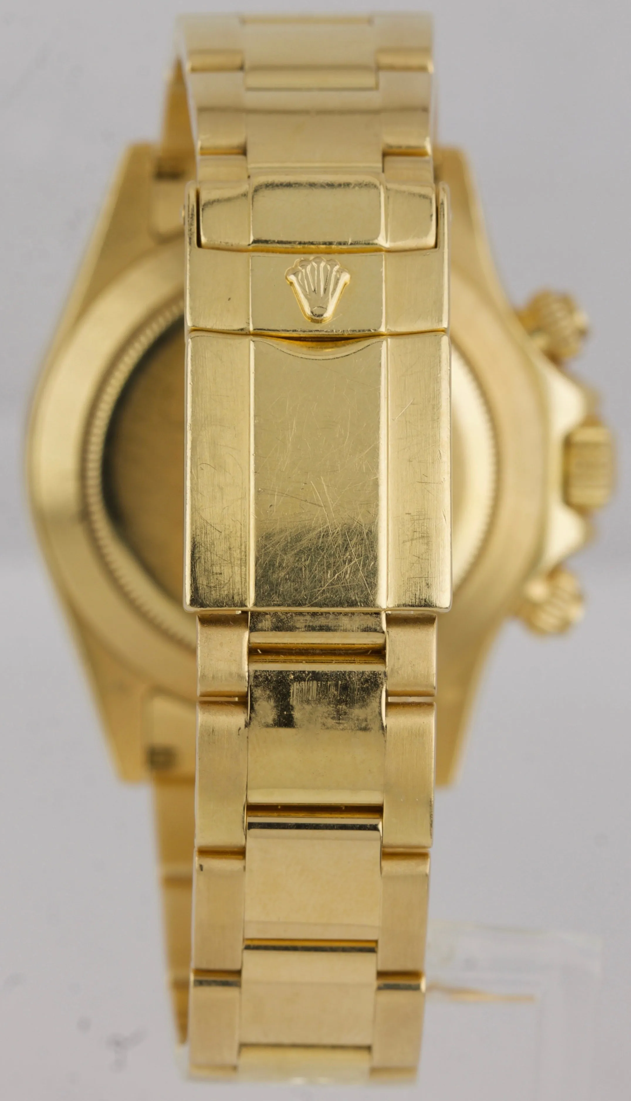 Rolex Daytona Cosmograph Black 18K Yellow Gold 40mm Chronograph Watch 116528
