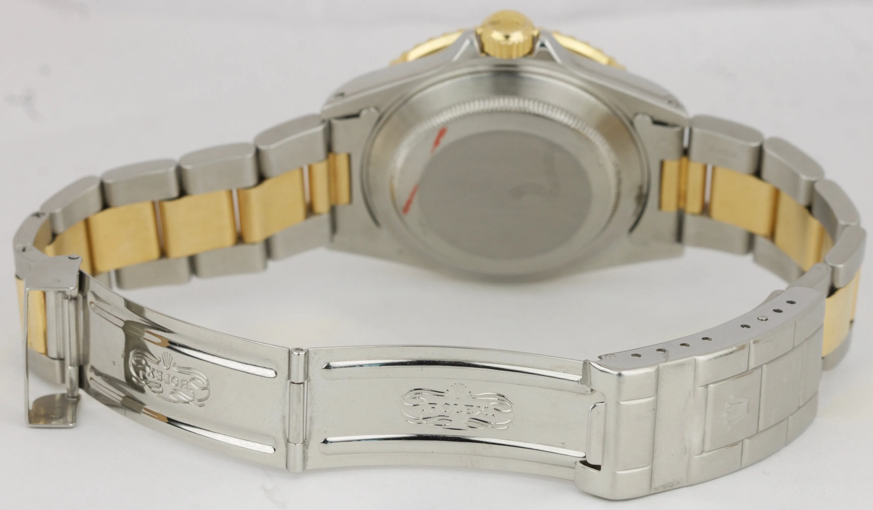 Rolex Submariner Date 16613 18K Two-Tone Gold Stainless Steel 40mm Blue Watch