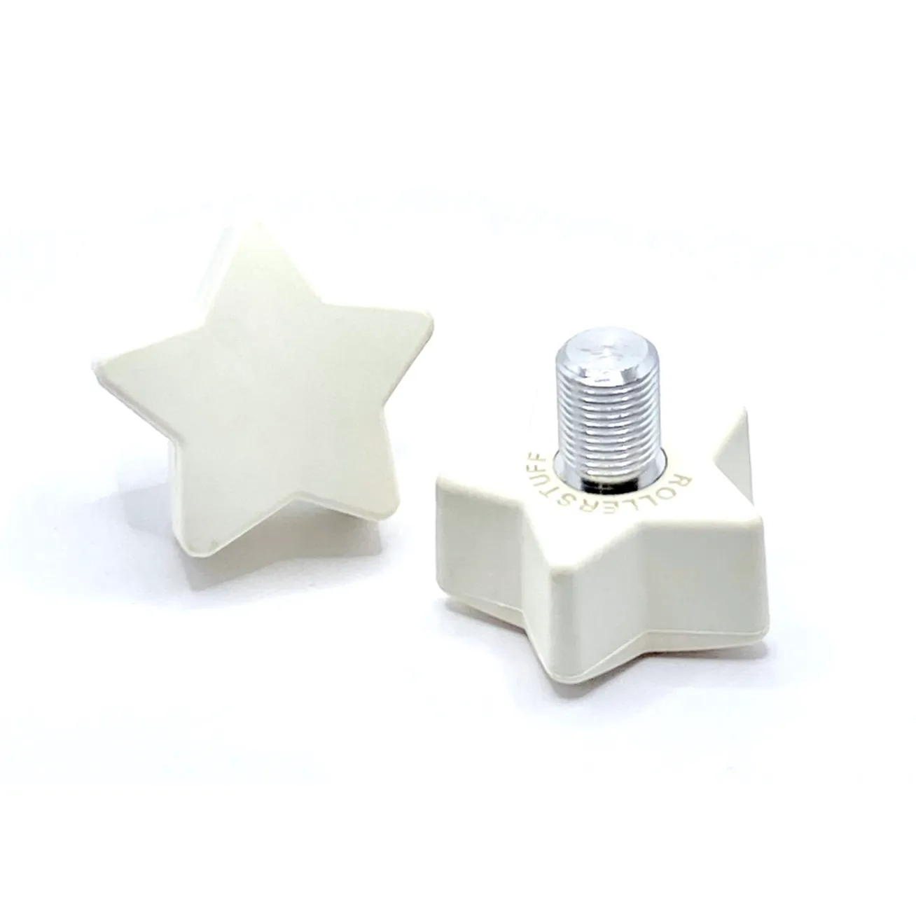 RollerStuff Twinkle Toes Adjustable Toe Stops Oystar Pearl White