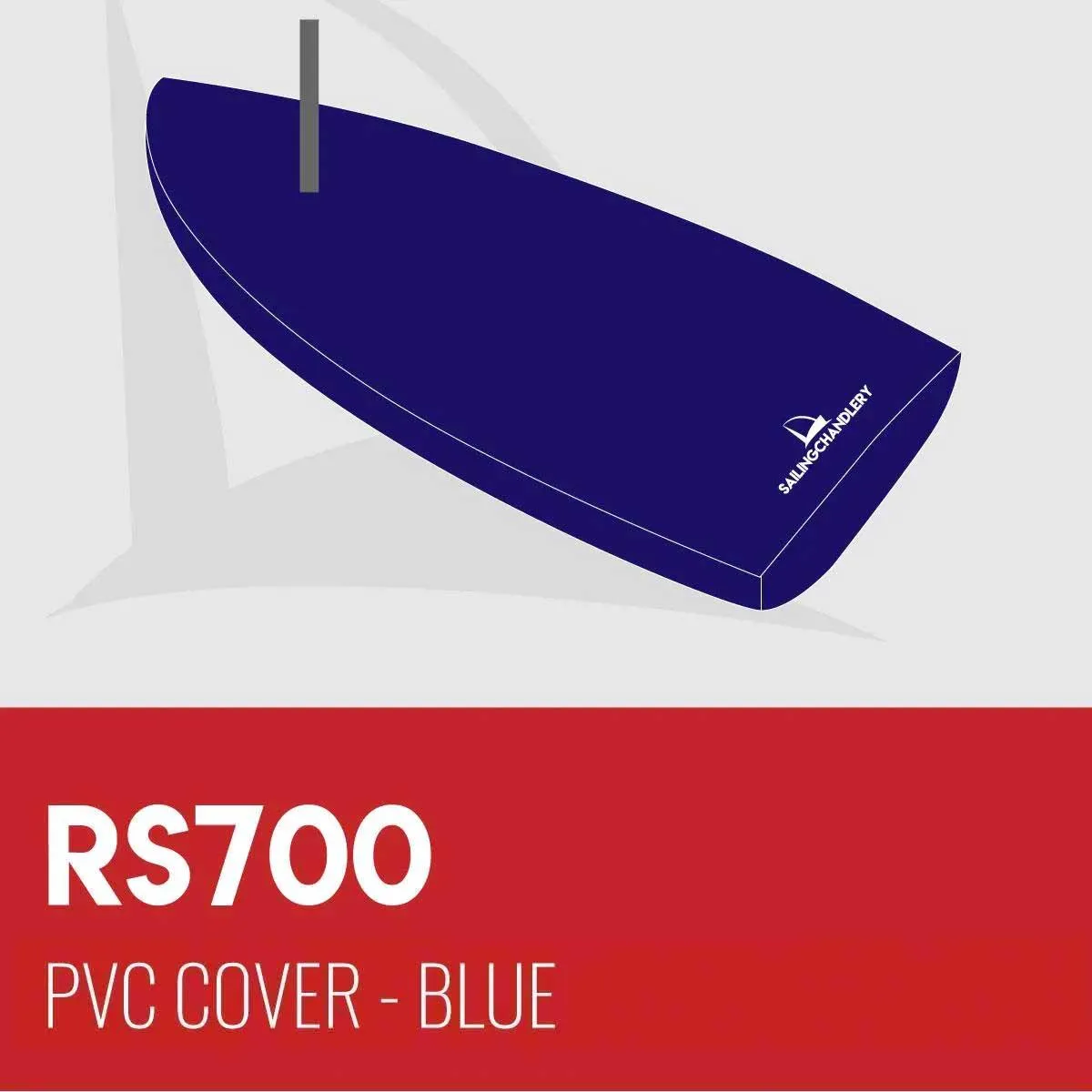 RS700 Boat Cover - Boom Up - PVC Blue