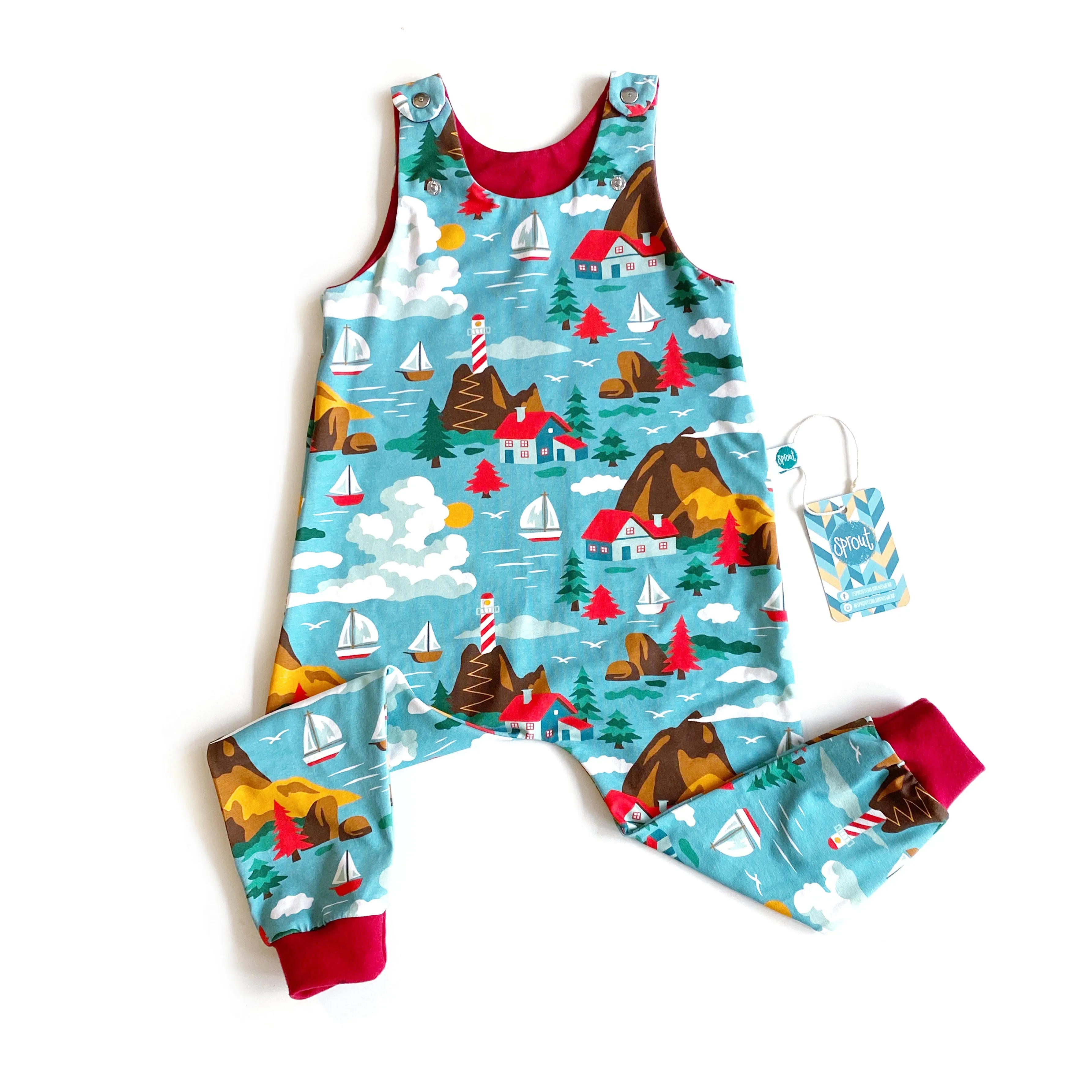 Sailboat Dungarees