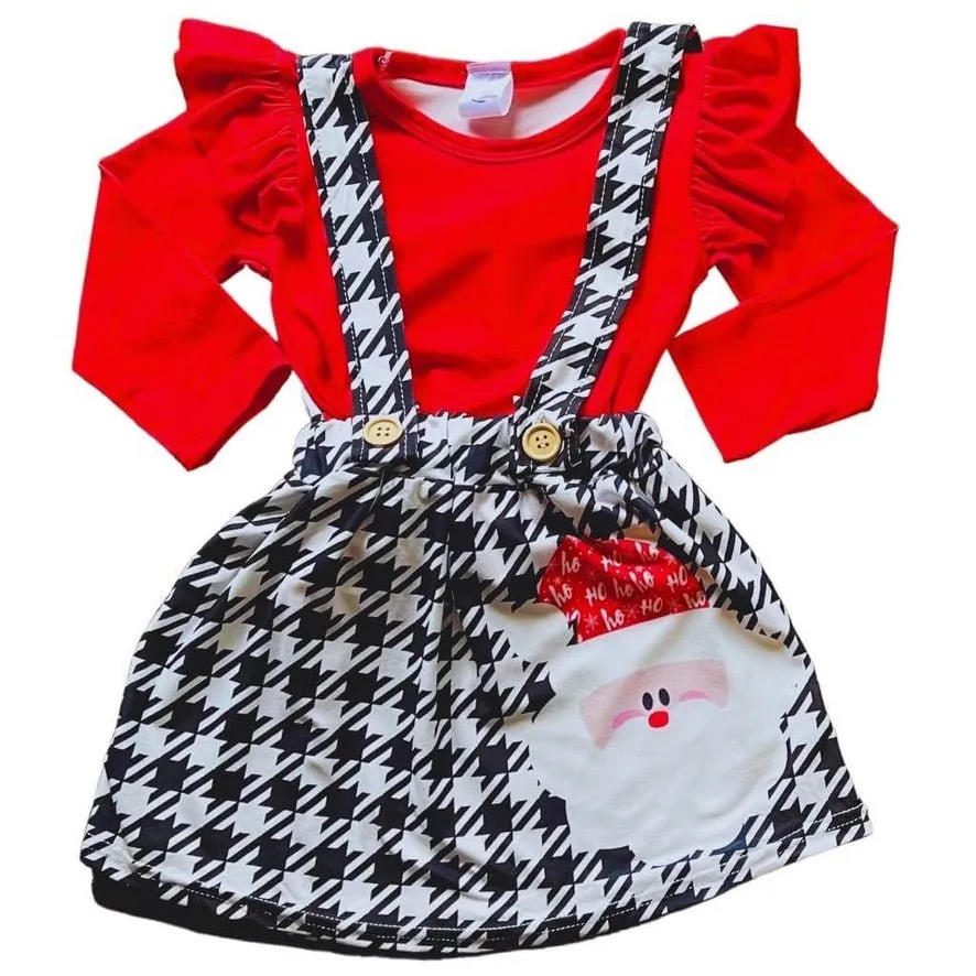 Santa Suspender Dress