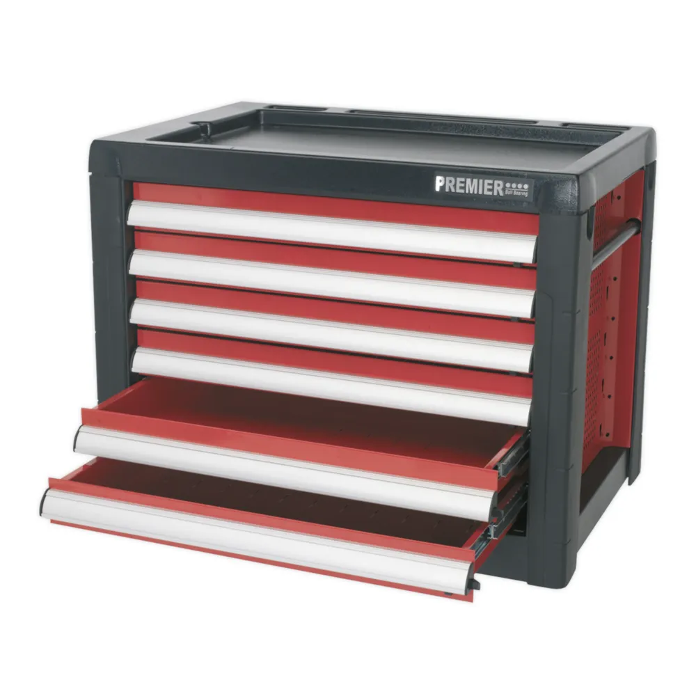 Sealey 8 Drawer Topchest with Ball Bearing Slides Red - C