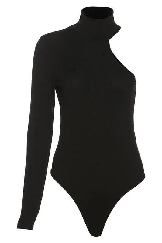 Single-sleeve irregular jumpsuit