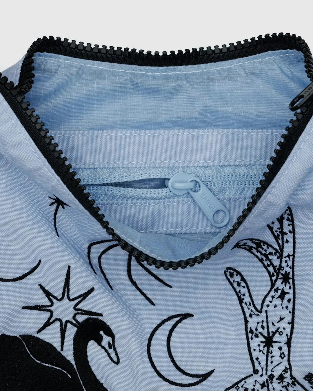 Small Nylon Crescent Bag in Ballet Icons
