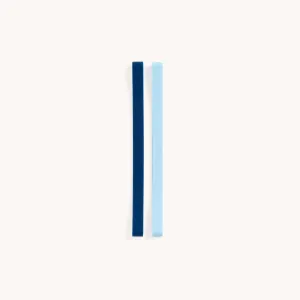 Small Stretchy Band Set - Navy & Carolina