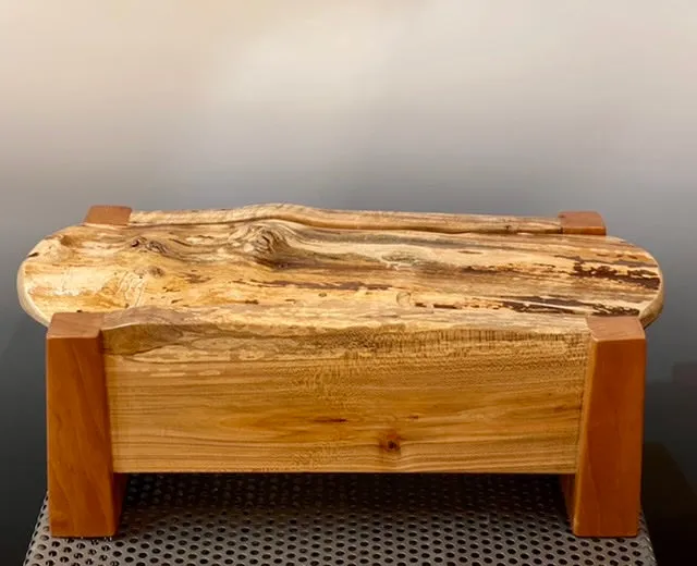 Spalted Maple and Cherry Jewelry Box BGB007