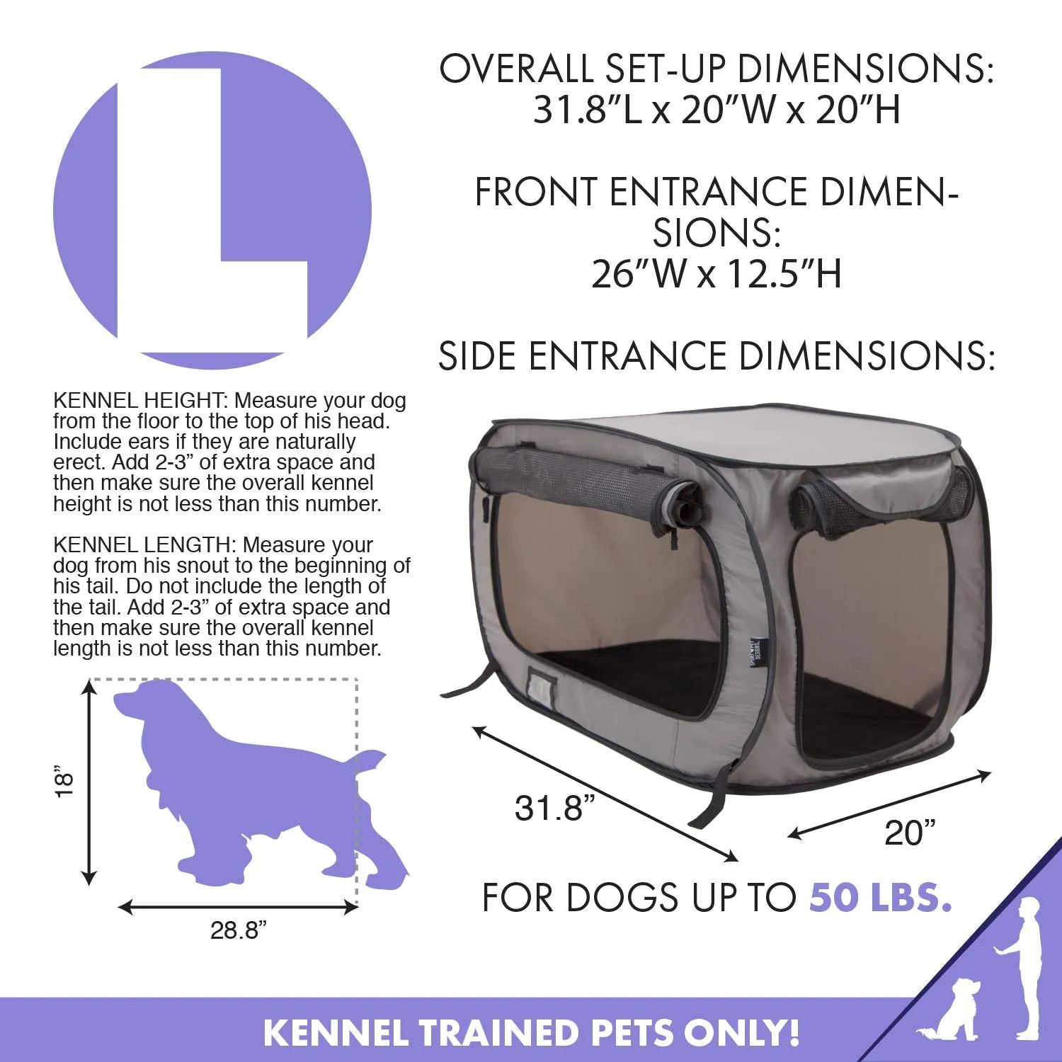 SportPet Designs Kennel, Waterproof