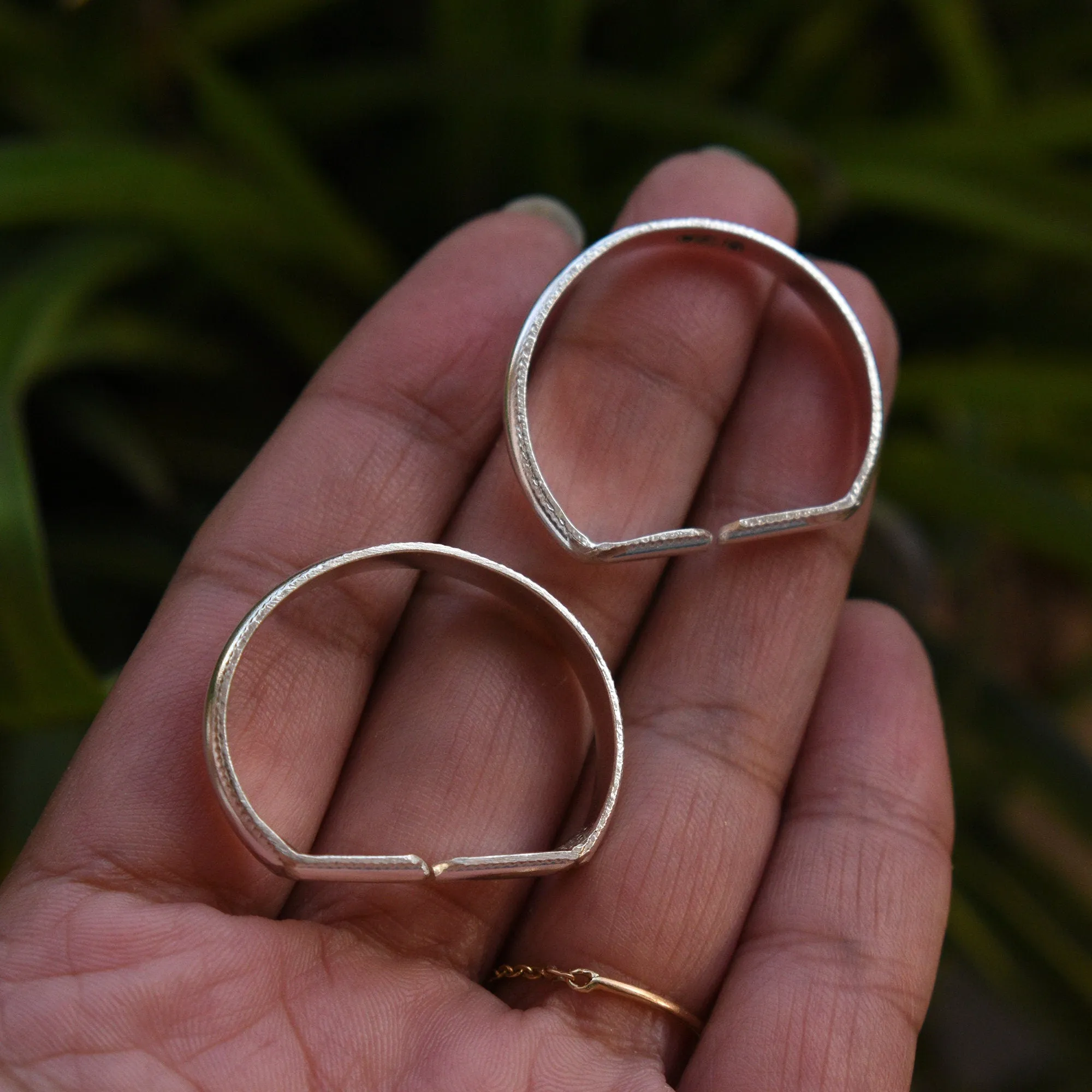 Sterling Silver Big Toe D Ring