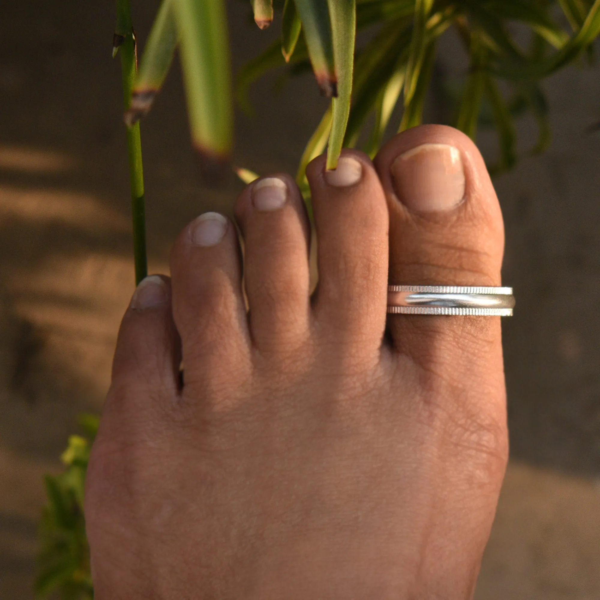 Sterling Silver Big Toe D Ring