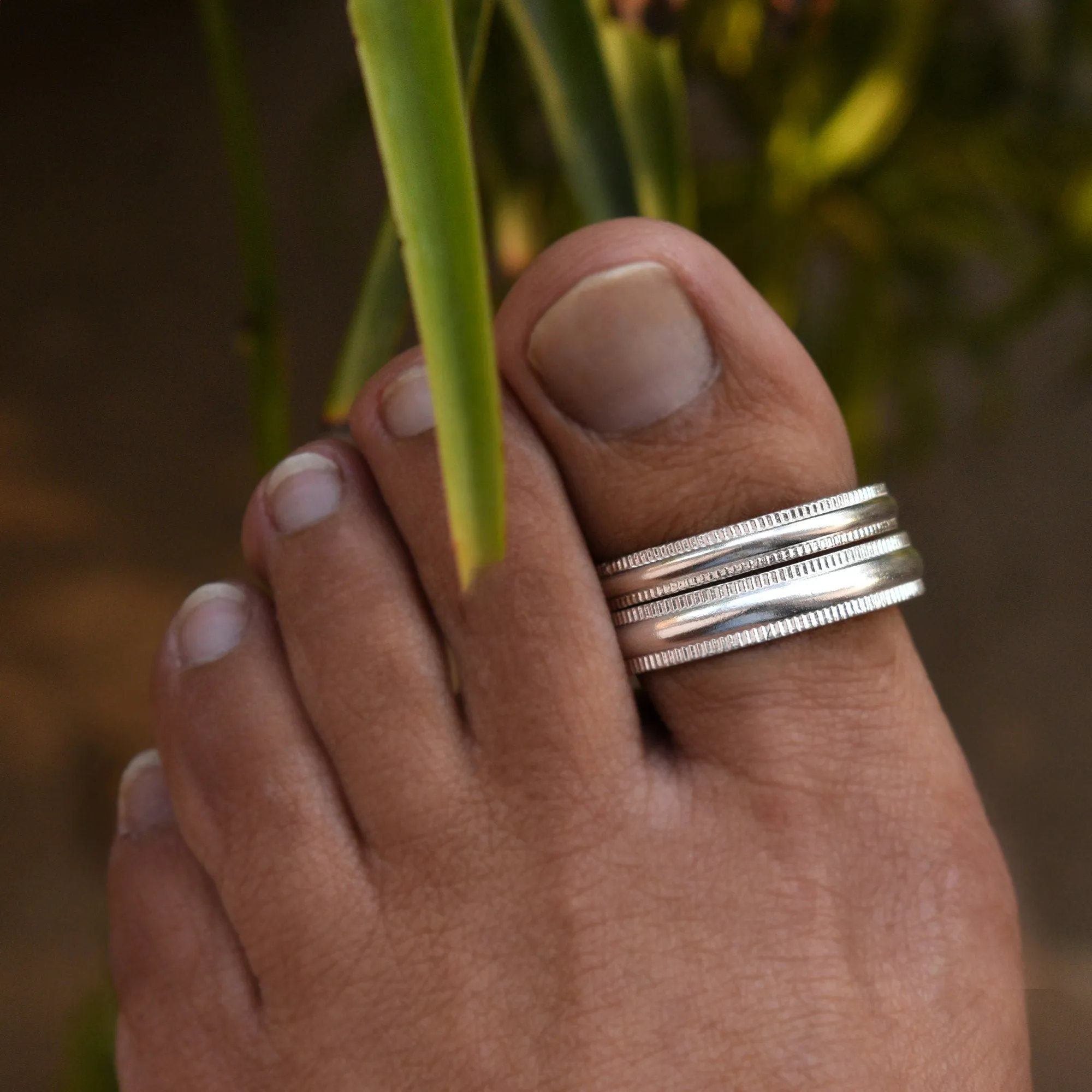 Sterling Silver Big Toe D Ring