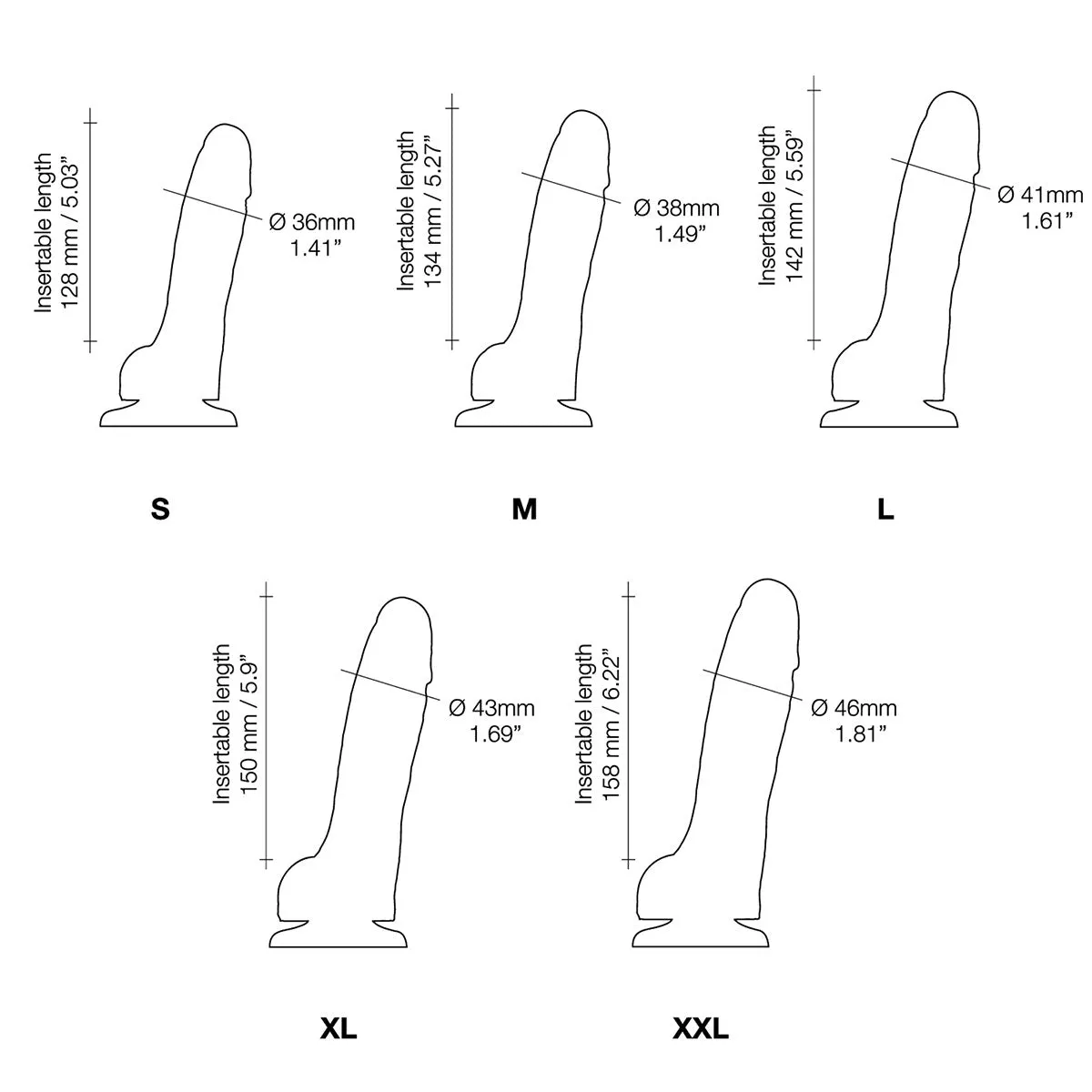 Strap-On-Me Sliding Skin Realistic Dildo Large - Fuchsia- Strap On Suction Dildo
