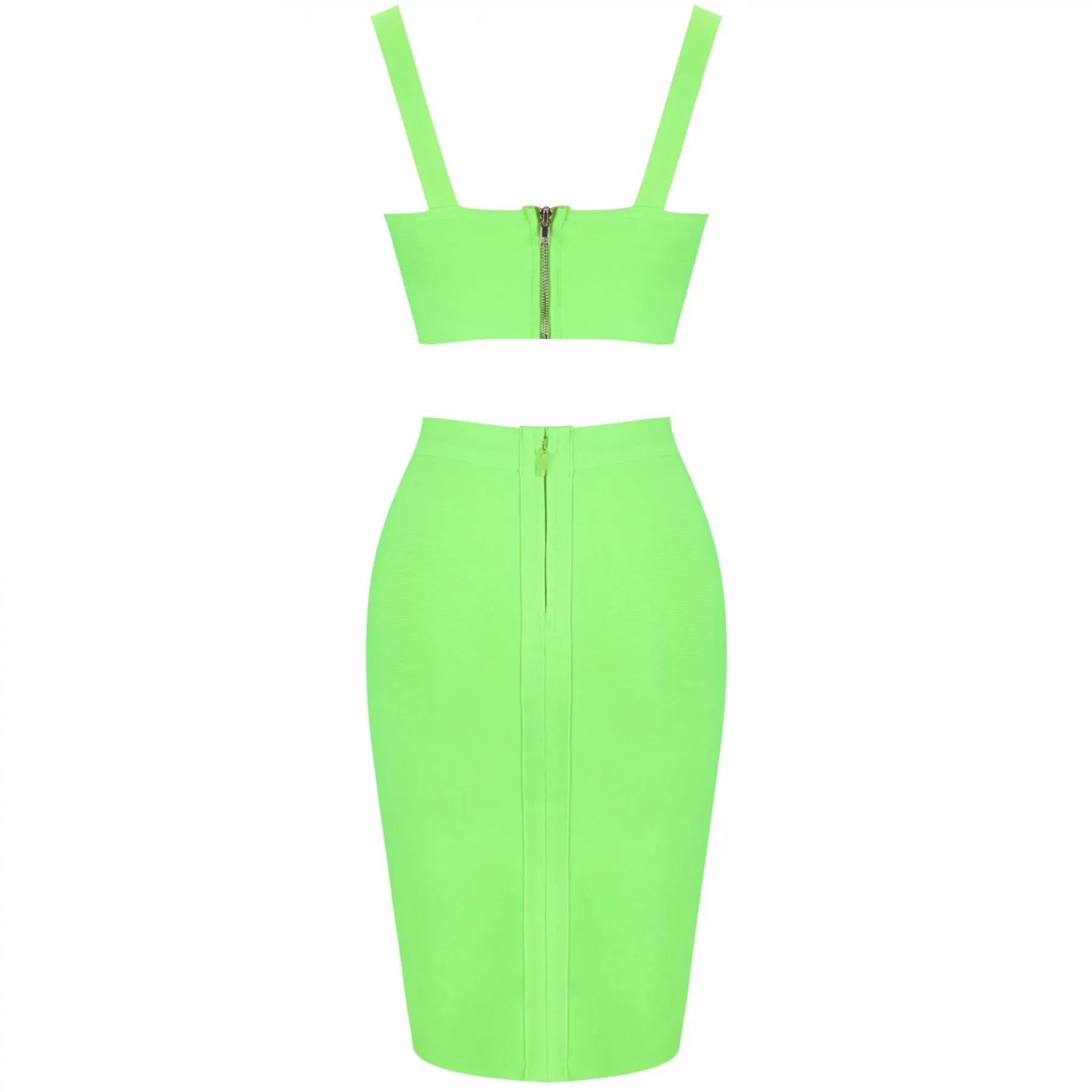 Strappy Sleeveless 2 Piece Over Knee Bandage Set