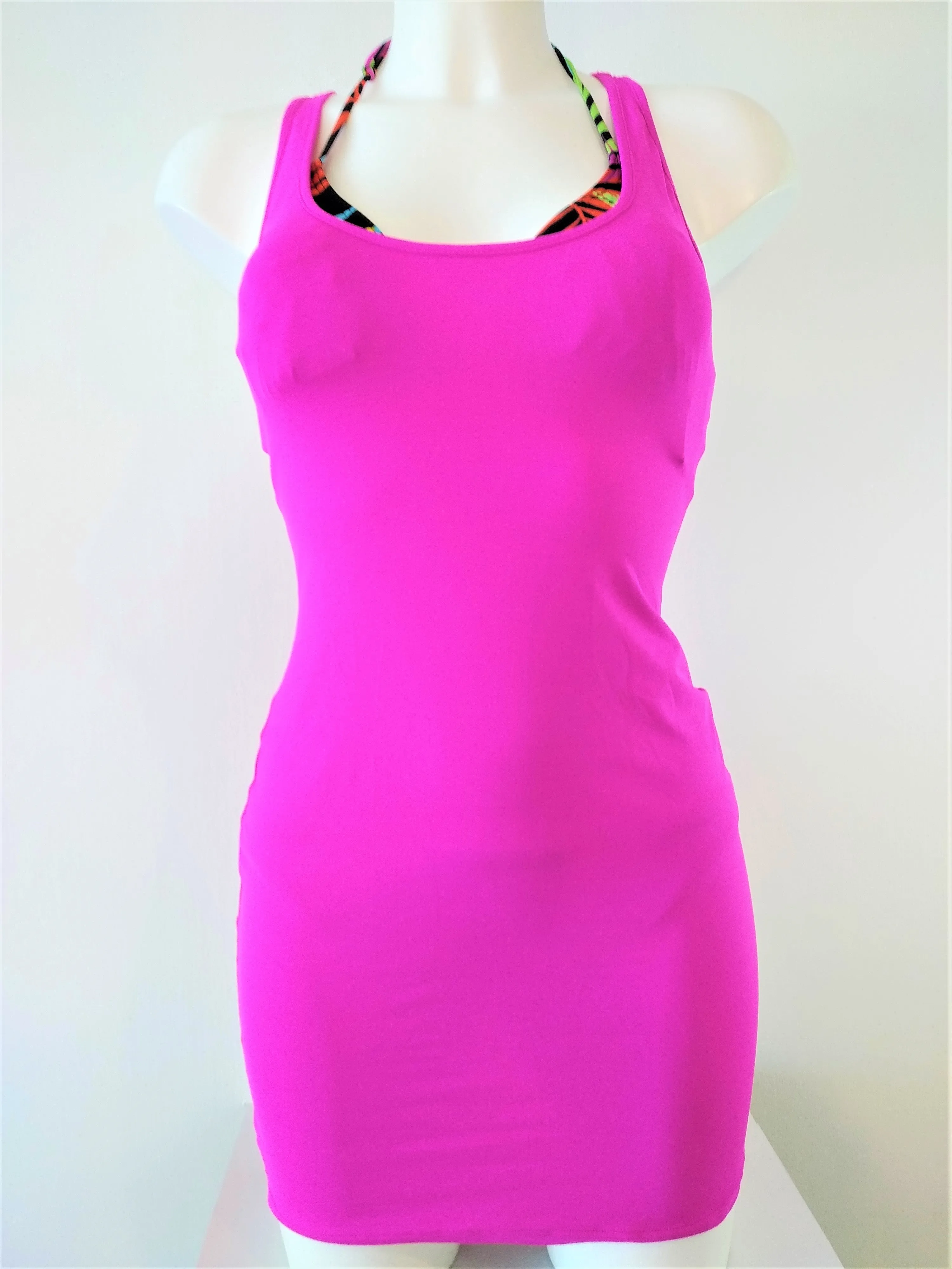 Stretchy  Mini Tank Dress Slim