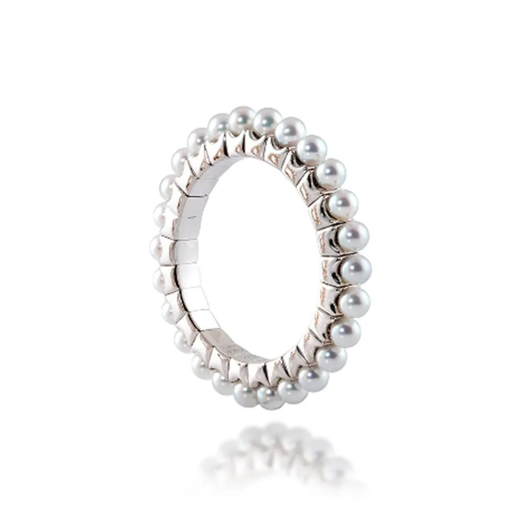 Stretchy Pearl Band Ring