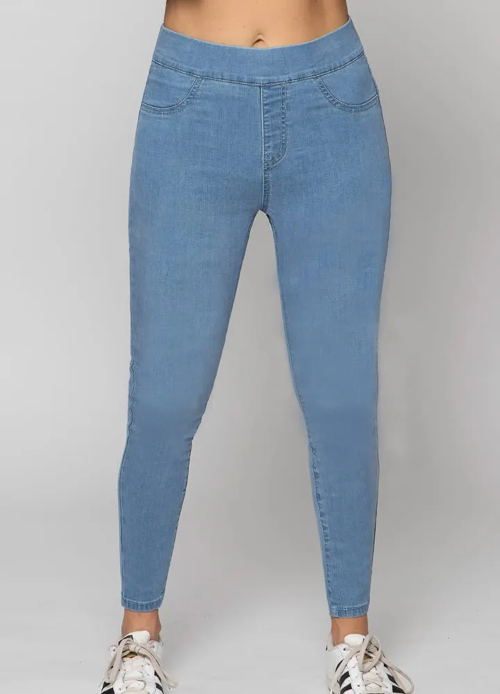 Stretchy Pull On Skinny Jeggings