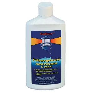 Sudbury One Step Fiberglass Restorer  Wax - 16oz Liquid [413]