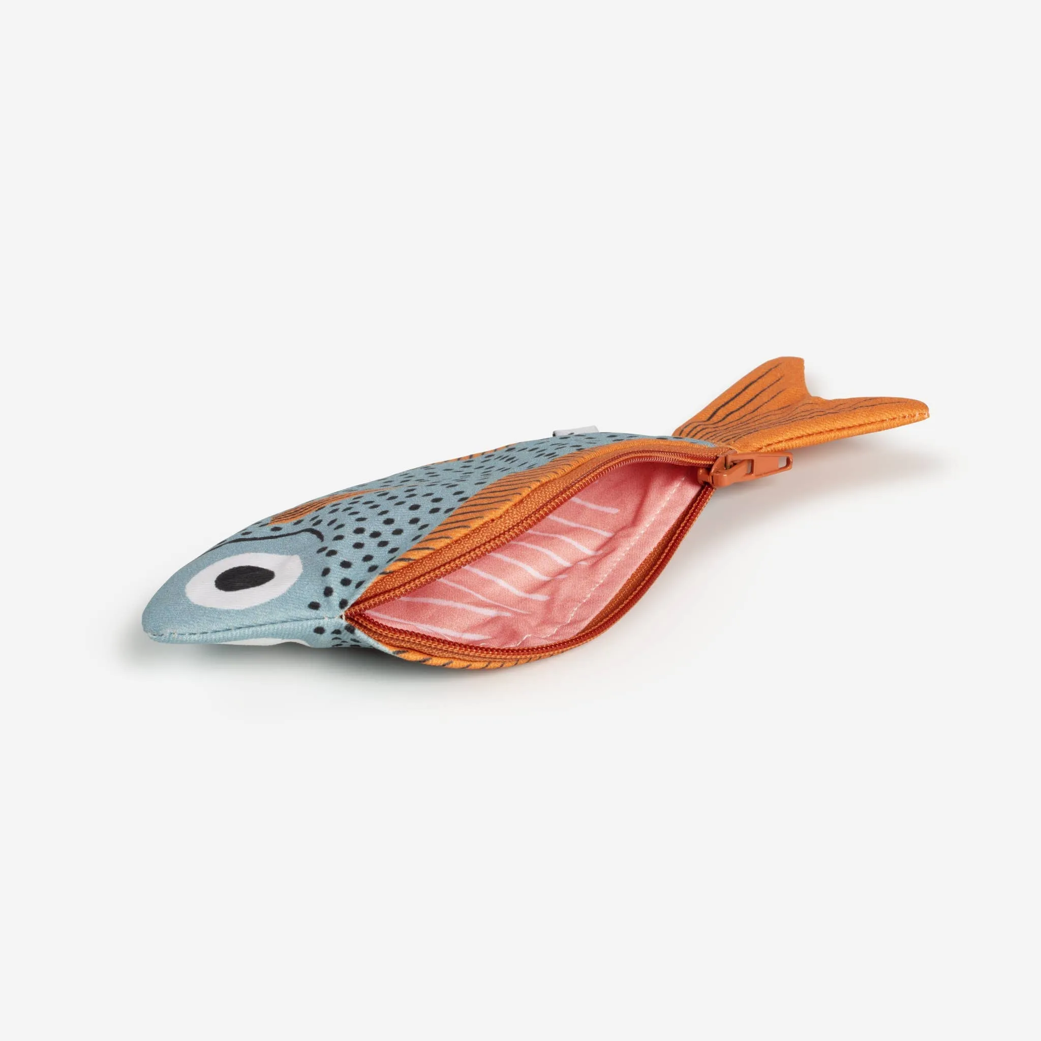 Sweeper fish purse or keychain (aqua)