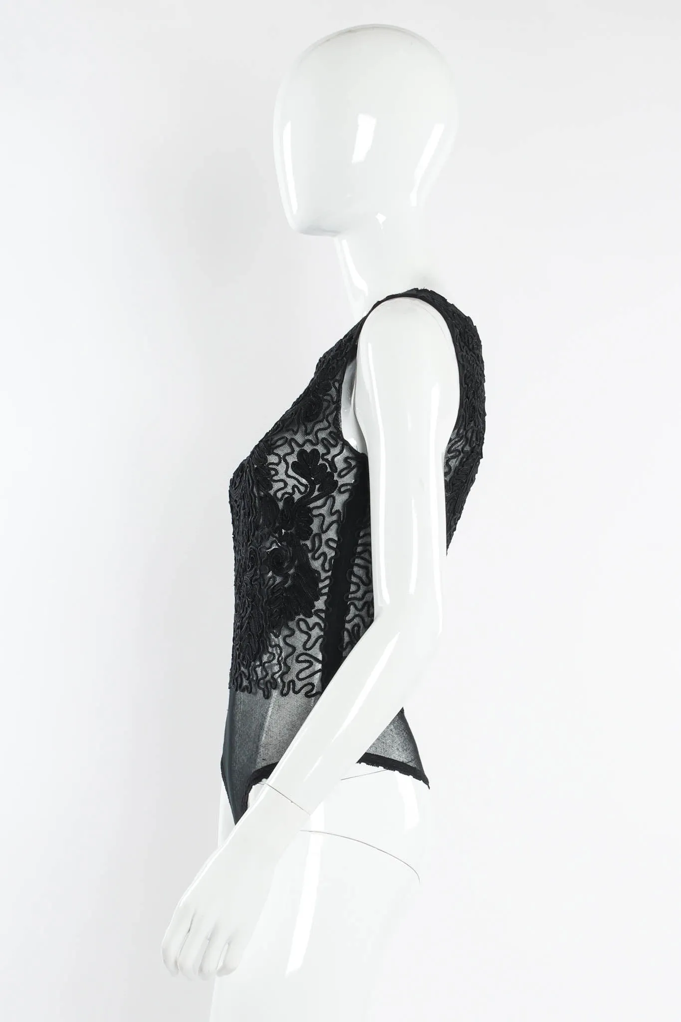 Swirl Sheer Bodysuit & Skirt Set