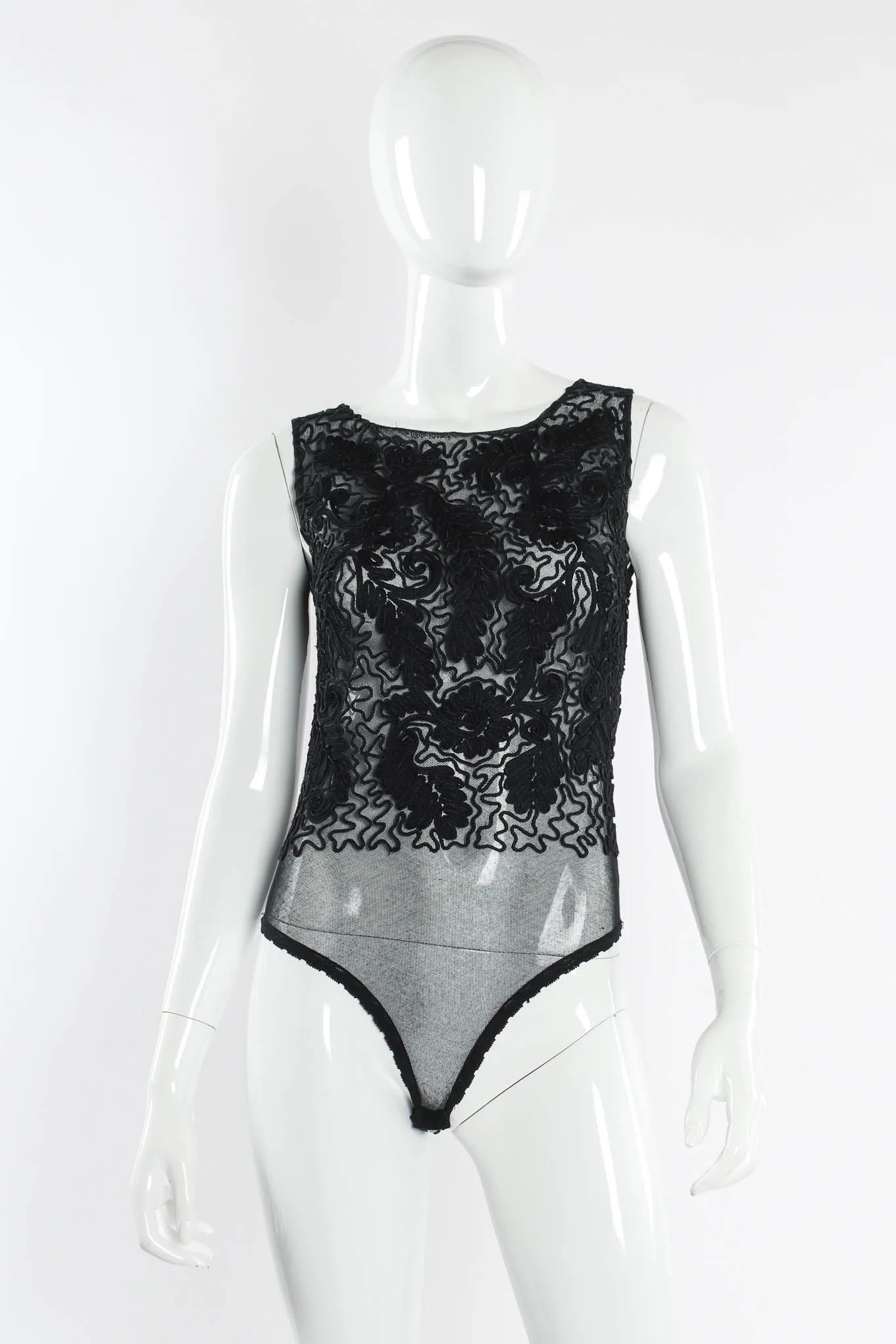 Swirl Sheer Bodysuit & Skirt Set
