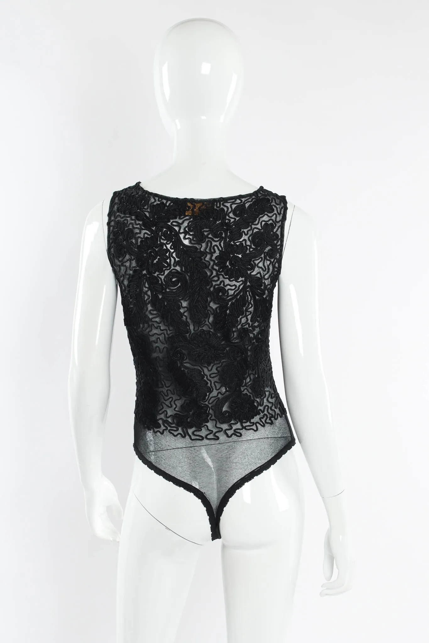 Swirl Sheer Bodysuit & Skirt Set