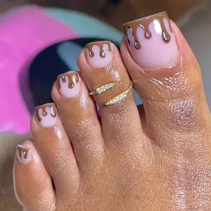 Toe nail chocolate ice cream