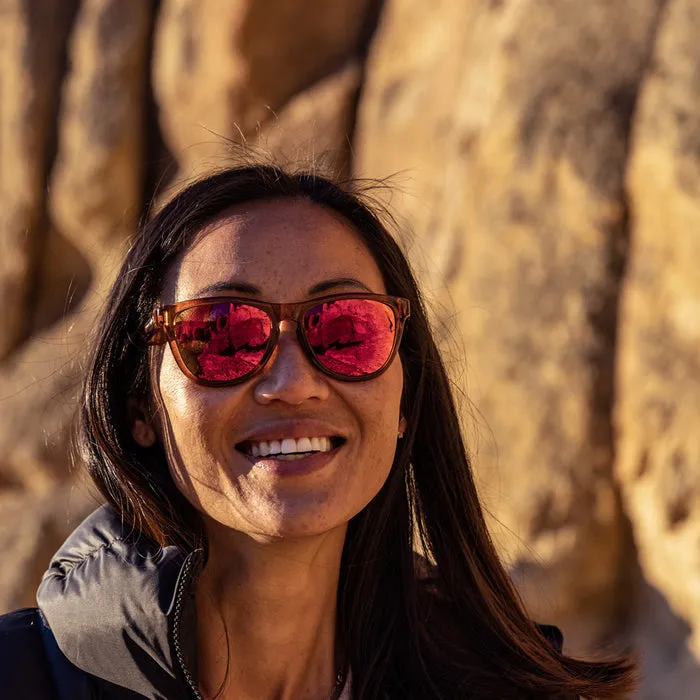Topsail - Crystal Amber   Polarized Red Mirror Lenses