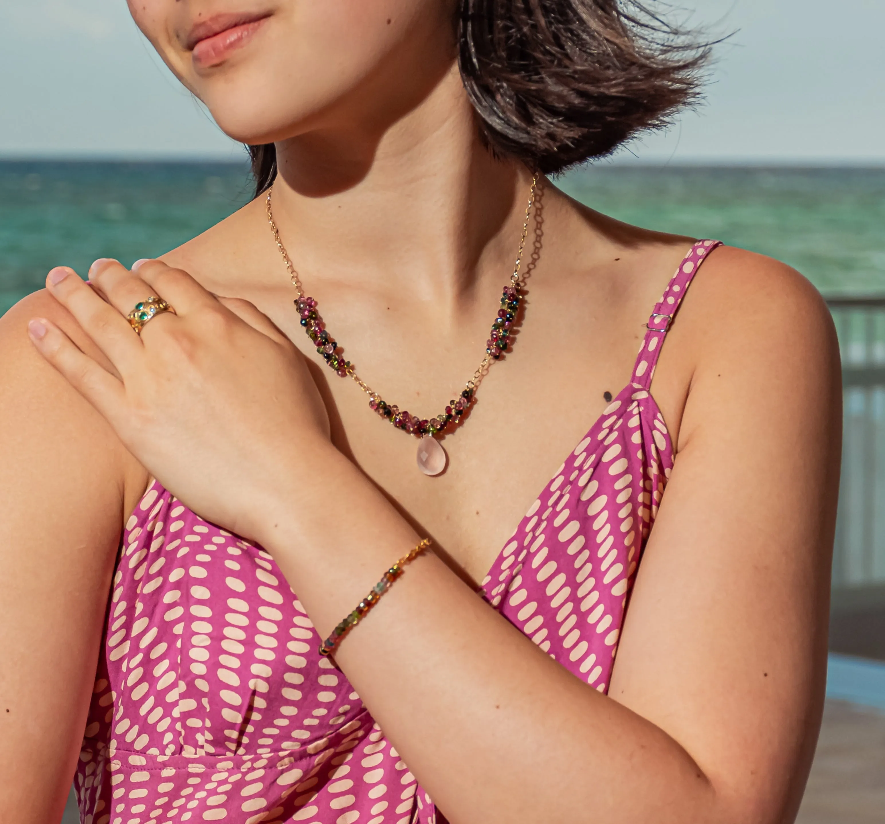 Tourmaline Stretchy Bracelet