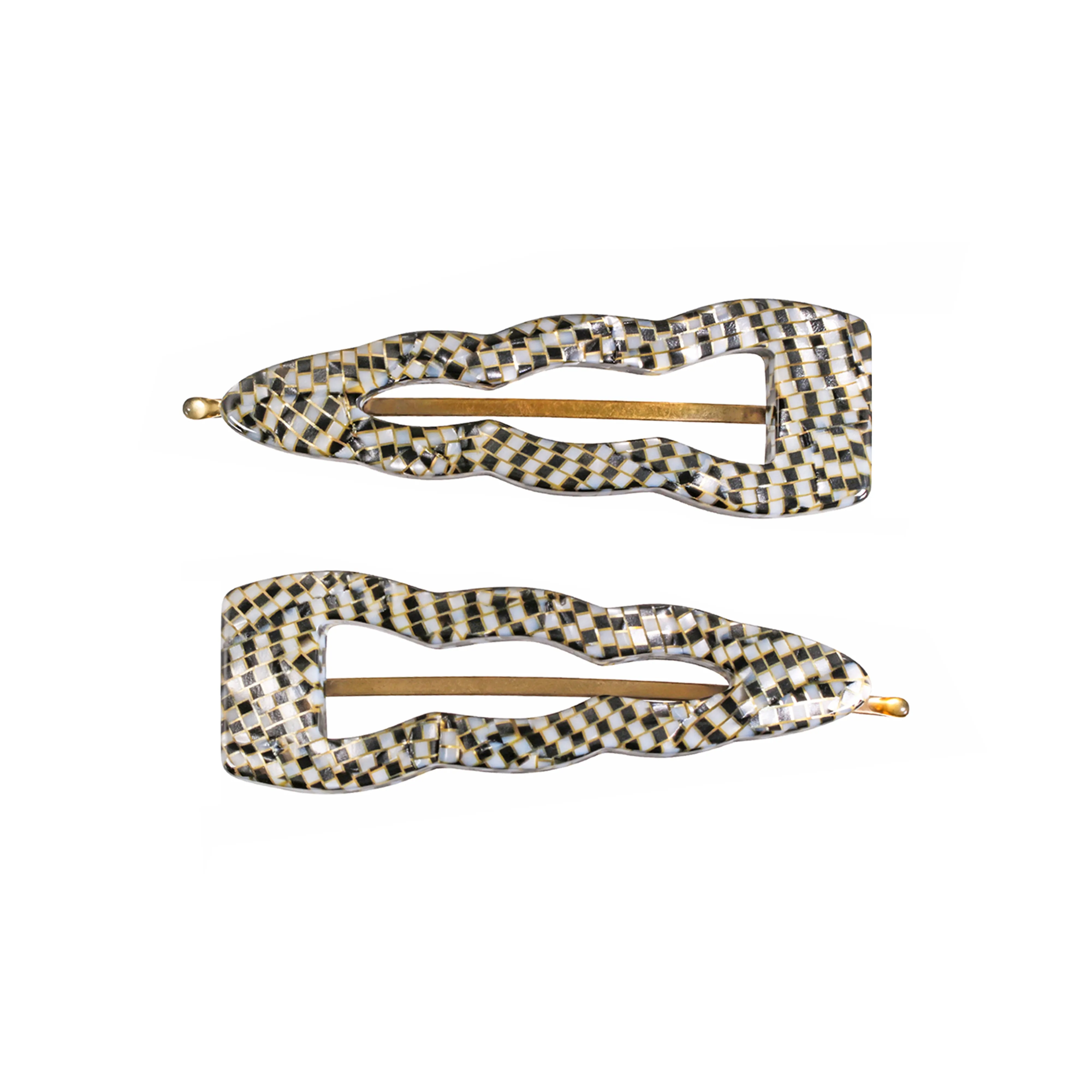 Tree Damier Hair Slide Set