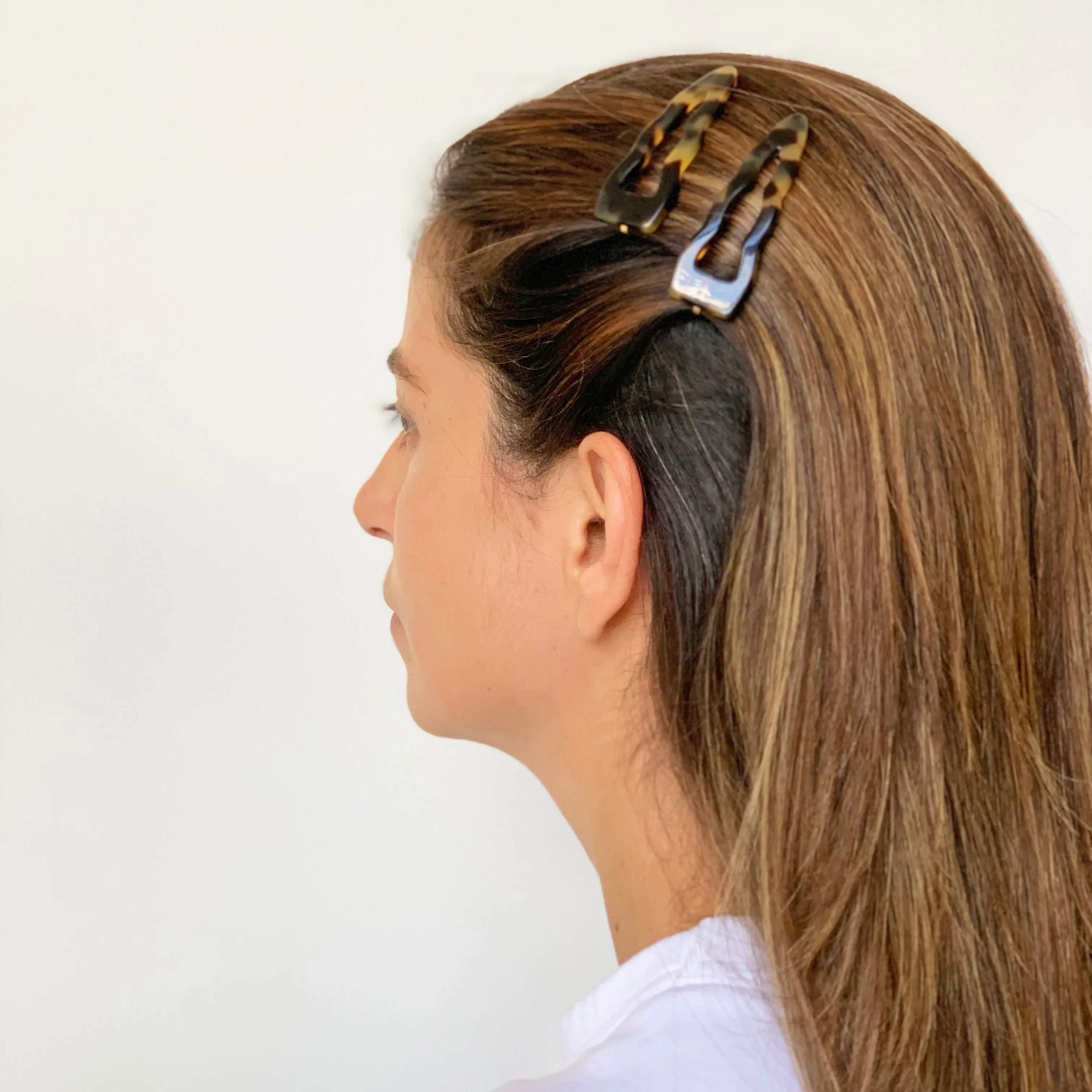 Tree Damier Hair Slide Set