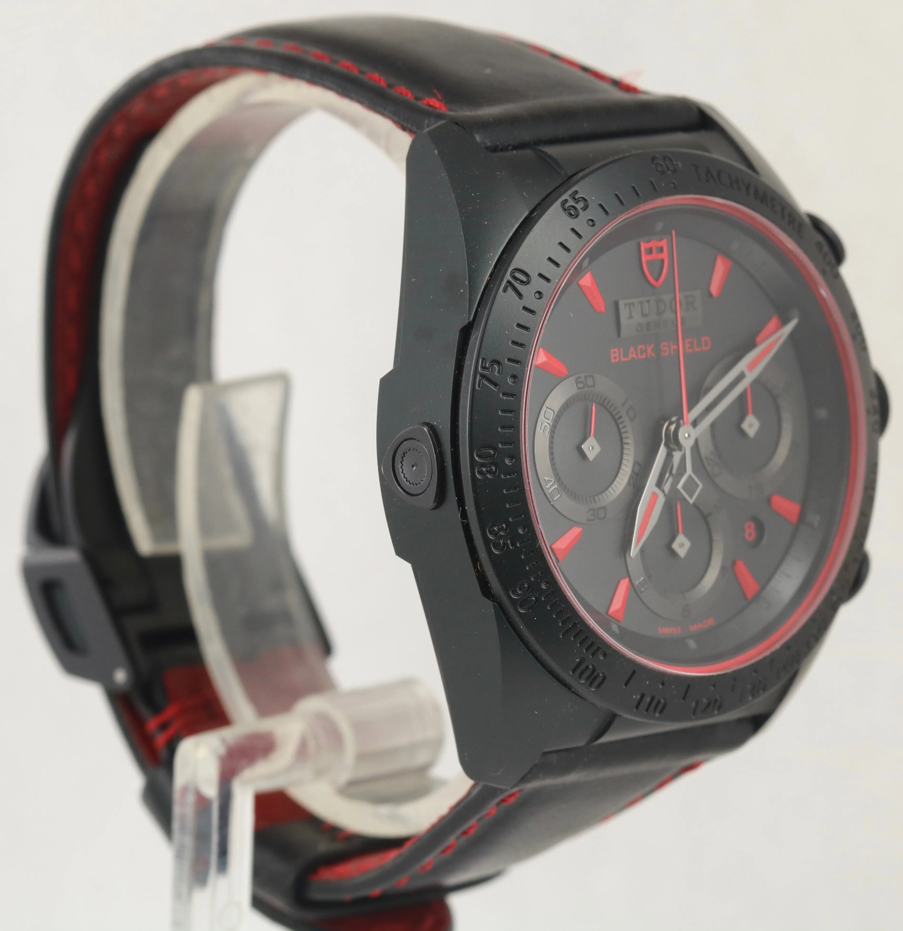 Tudor Fastrider Blackshield Chronograph Auto 42000CR 42mm Black Ceramic Watch