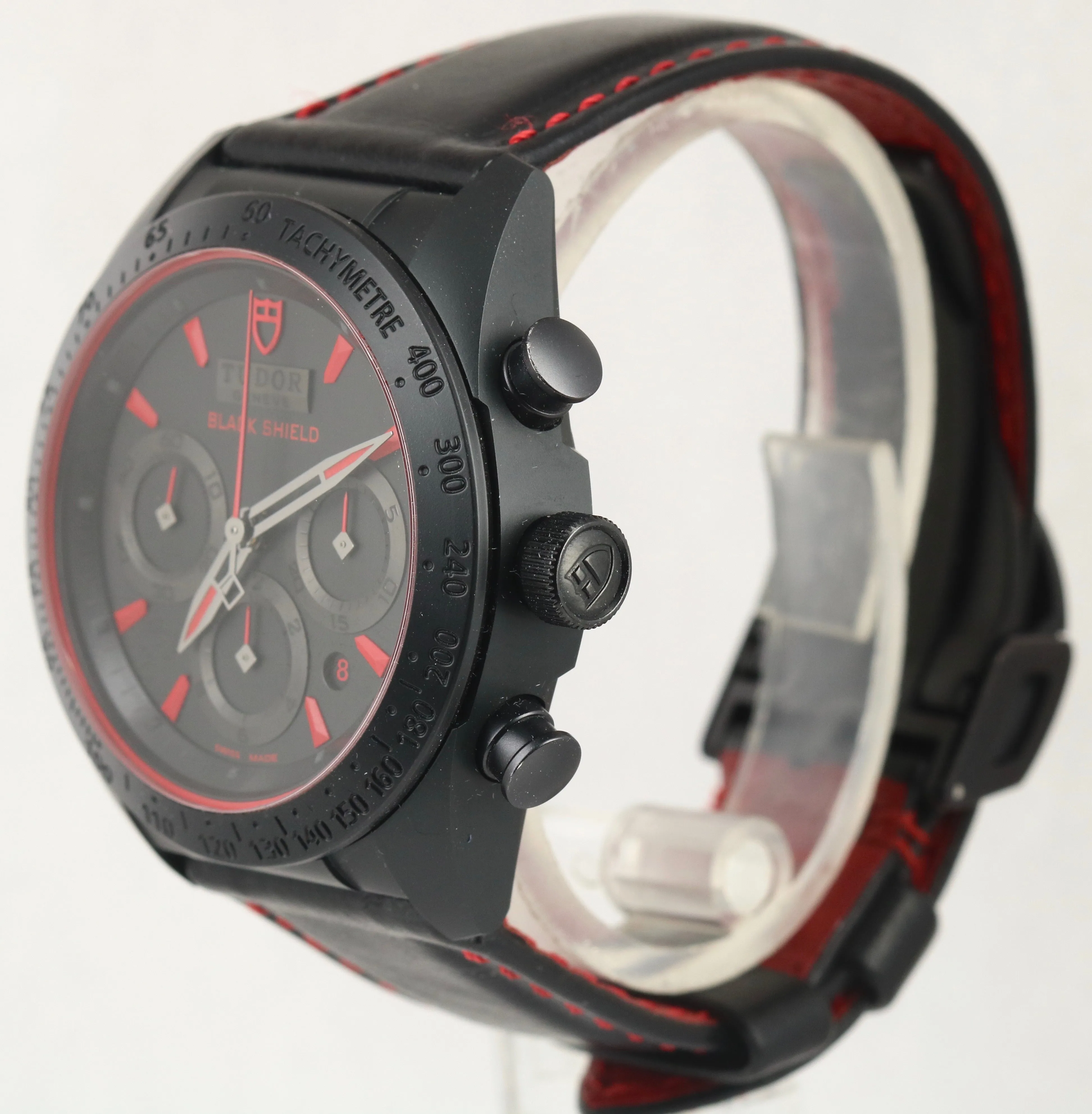 Tudor Fastrider Blackshield Chronograph Auto 42000CR 42mm Black Ceramic Watch