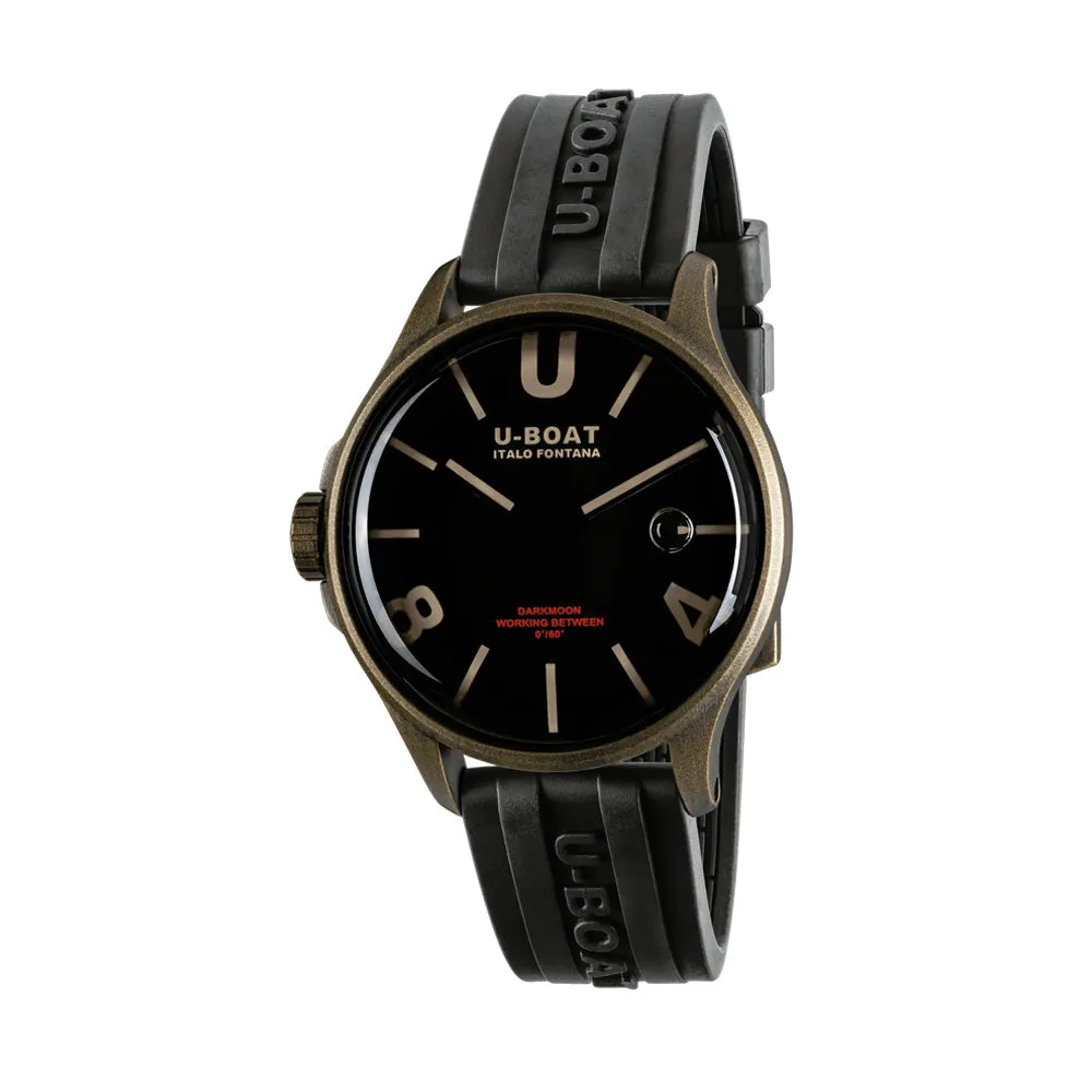 U-Boat Men's Bronze Tone Case Black Dial Quartz Watch