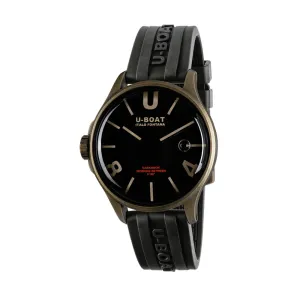 U-Boat Men's Bronze Tone Case Black Dial Quartz Watch