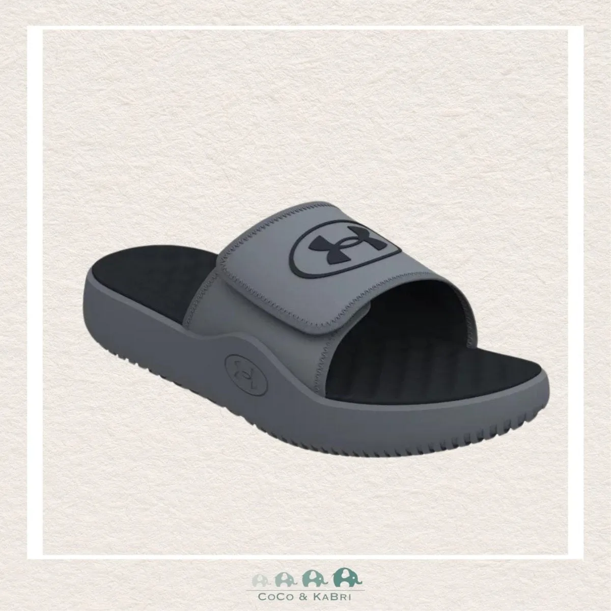 Under Armour Boy's Ignite Pro 8 Slides - Titan Gray