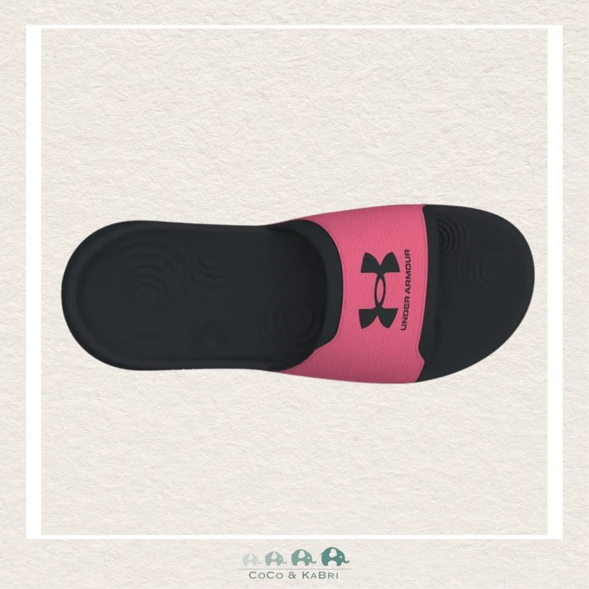 Under Armour Girls' Ignite Select Slides Black/Pink