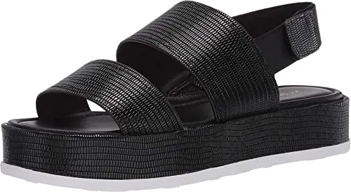 VIA SPIGA Women's V-Gabourey2 City Sandals, Black, 10