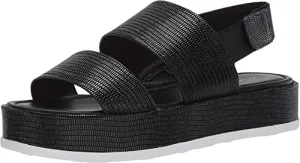 VIA SPIGA Women's V-Gabourey2 City Sandals, Black, 10