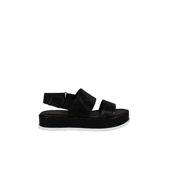 VIA SPIGA Women's V-Gabourey2 City Sandals, Black, 6