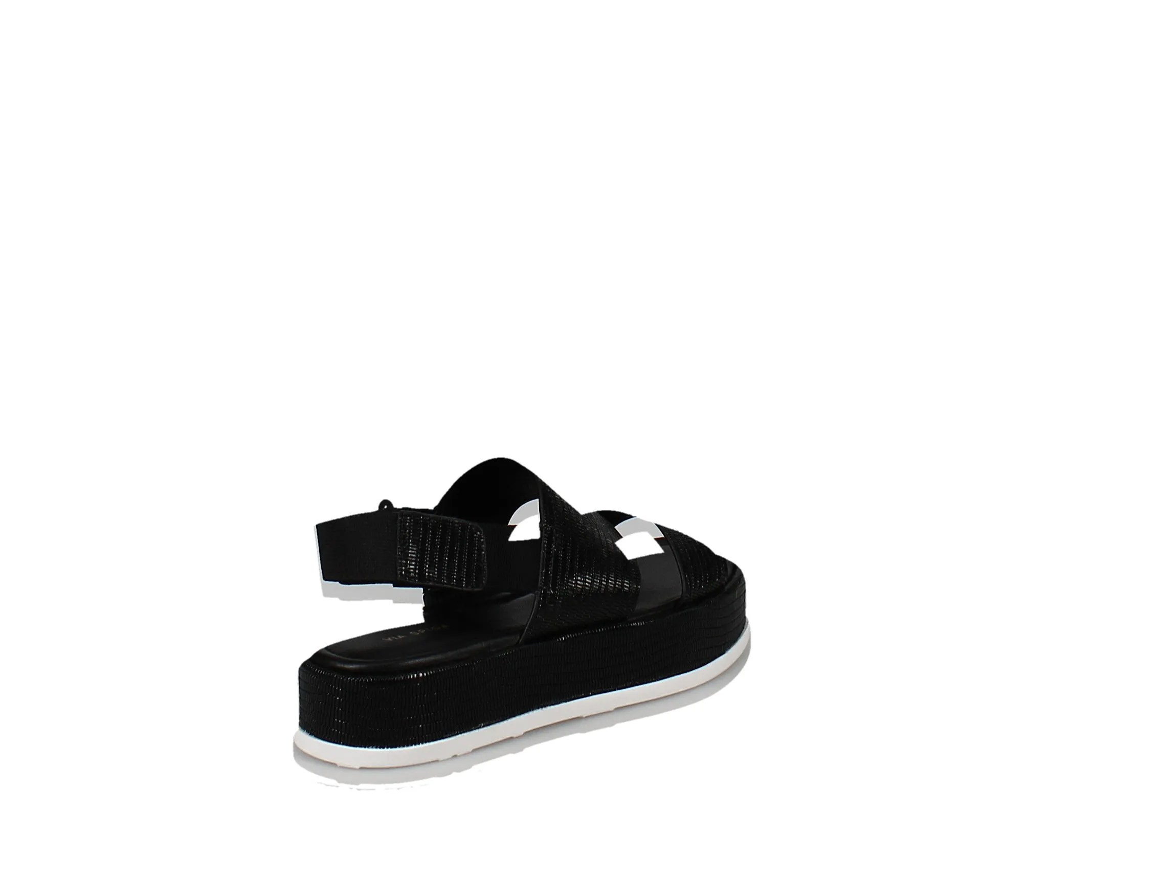 VIA SPIGA Women's V-Gabourey2 City Sandals, Black, 6