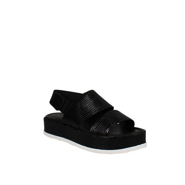 VIA SPIGA Women's V-Gabourey2 City Sandals, Black, 6