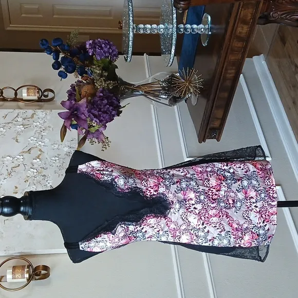 Victoria's Secret Sexy Butterflies Babydoll Slip Mini Dress.  Size S
